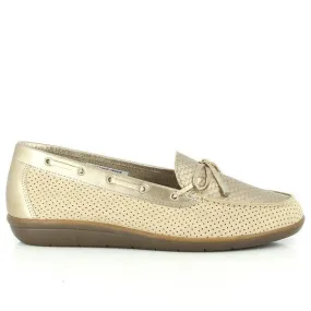 24 Hrs 23213 Gold Loafers