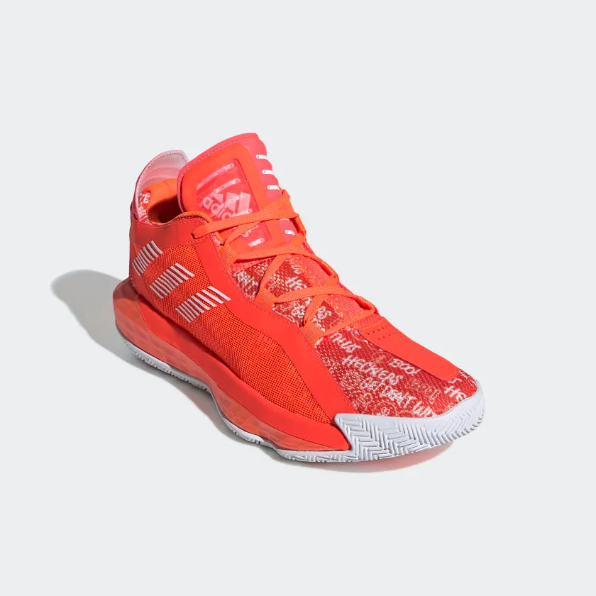 adidas DAME 6 Shoes | Solar Red | Men's