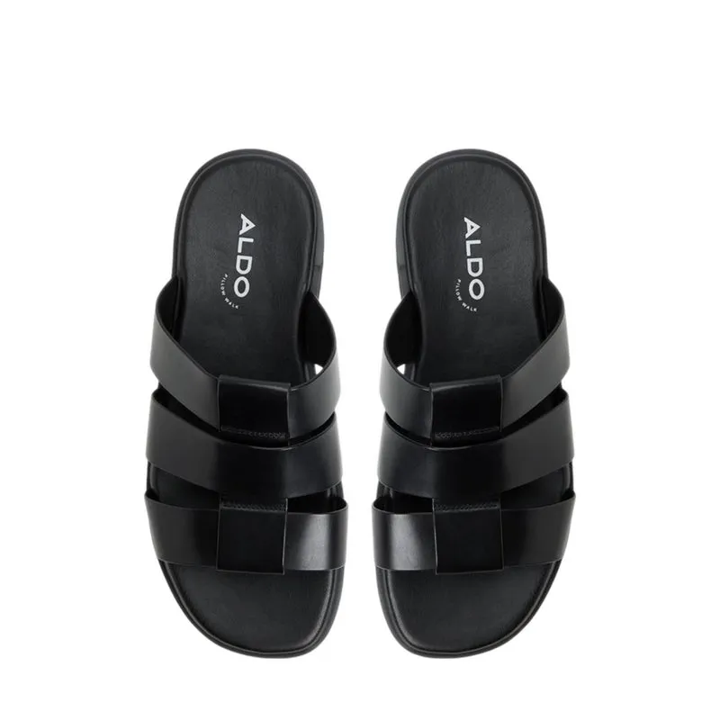 ALDO Light Men's Flat Sandals - Black