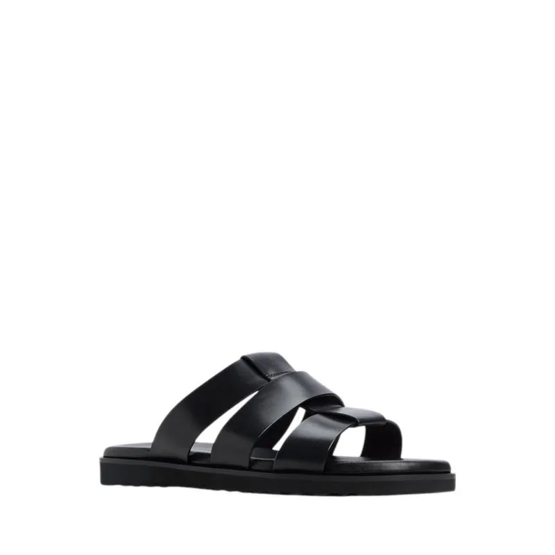 ALDO Light Men's Flat Sandals - Black