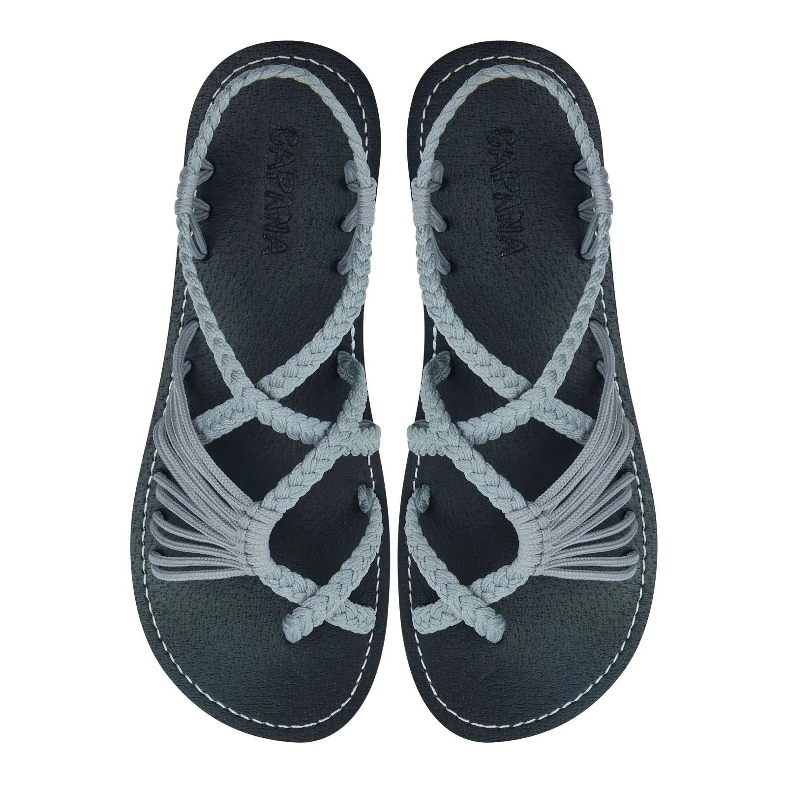 Banyan - Light Gray Rope Sandals