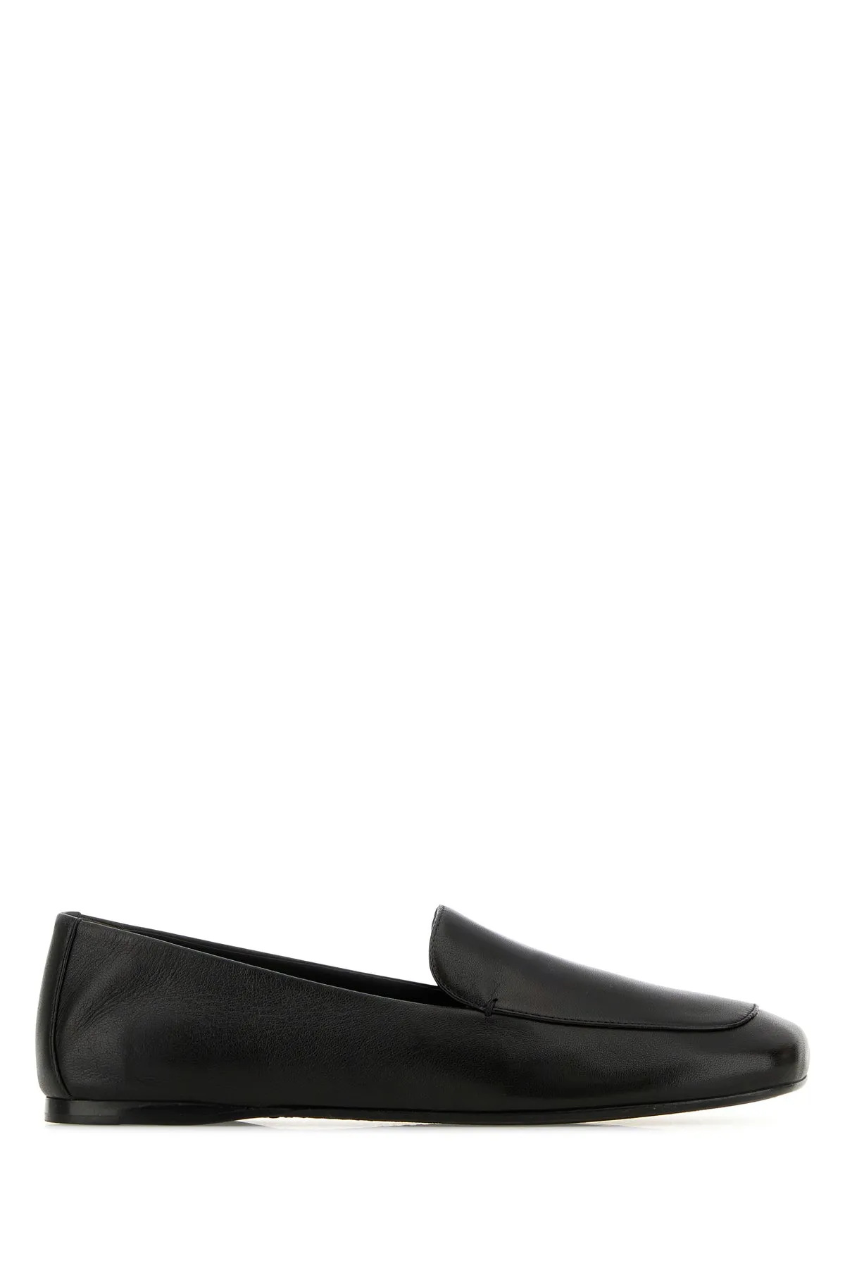 Black nappa leather Monroe loafers