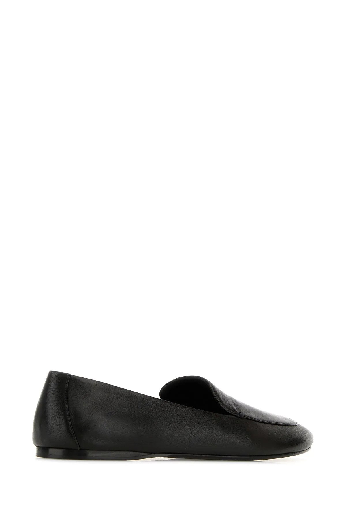 Black nappa leather Monroe loafers
