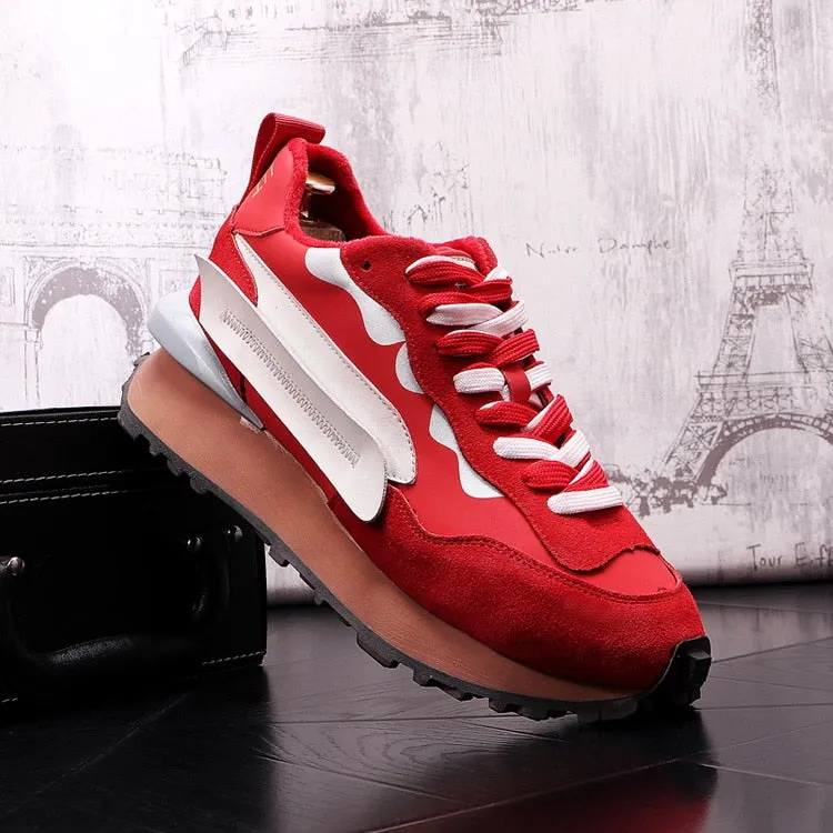 British Casual Platform Sneakers