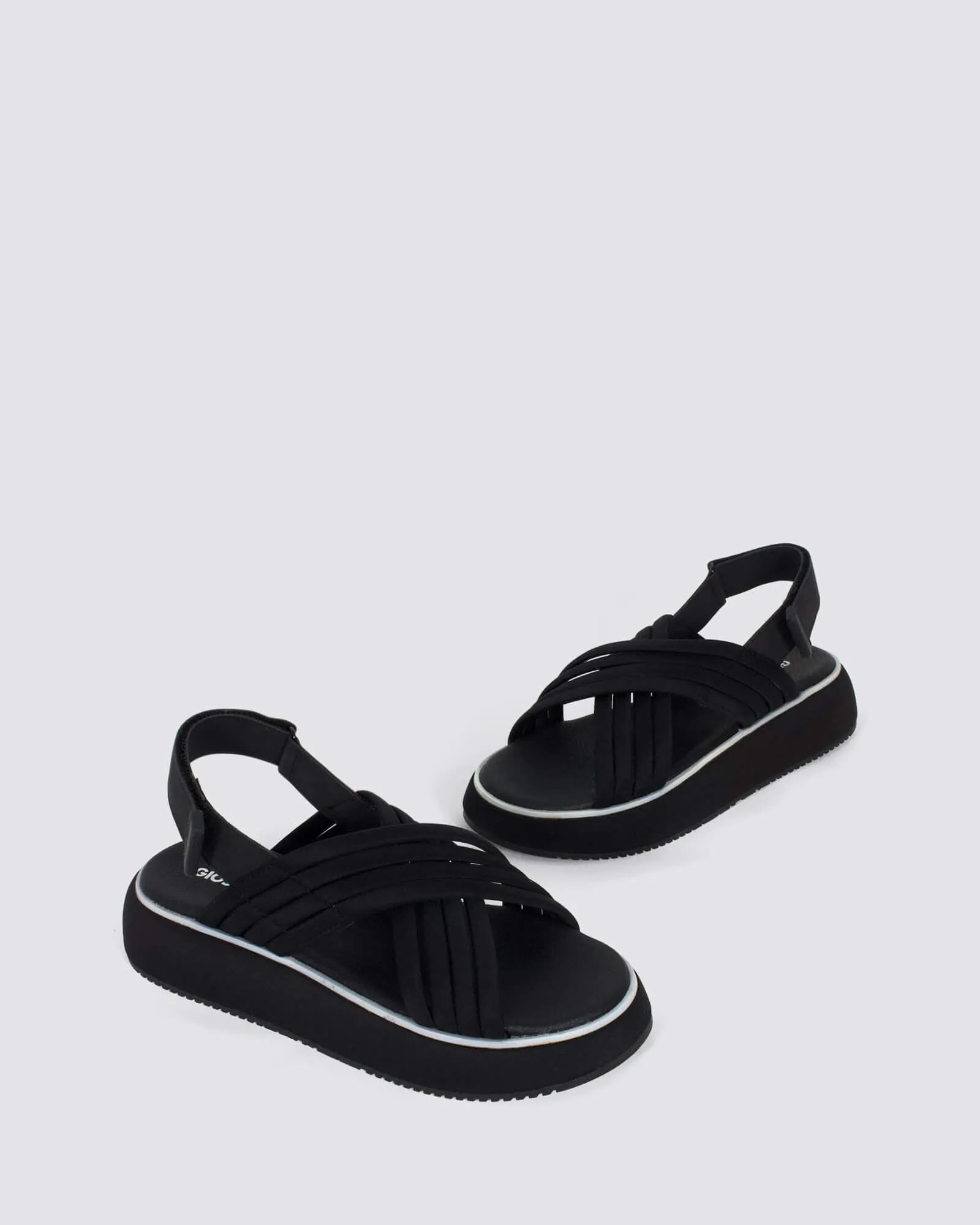 BRYHER PLATFORM SANDALS BLACK
