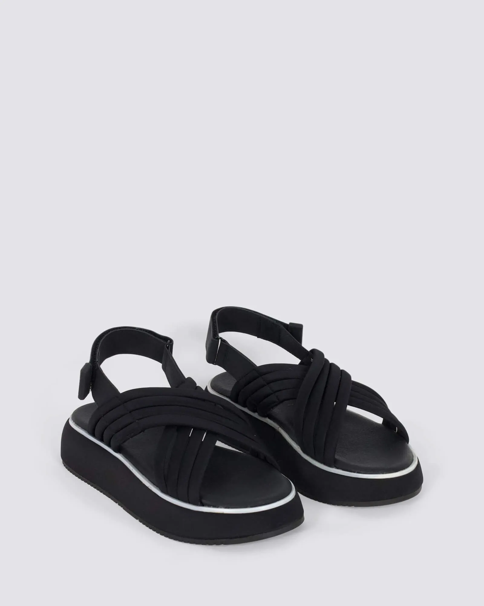 BRYHER PLATFORM SANDALS BLACK