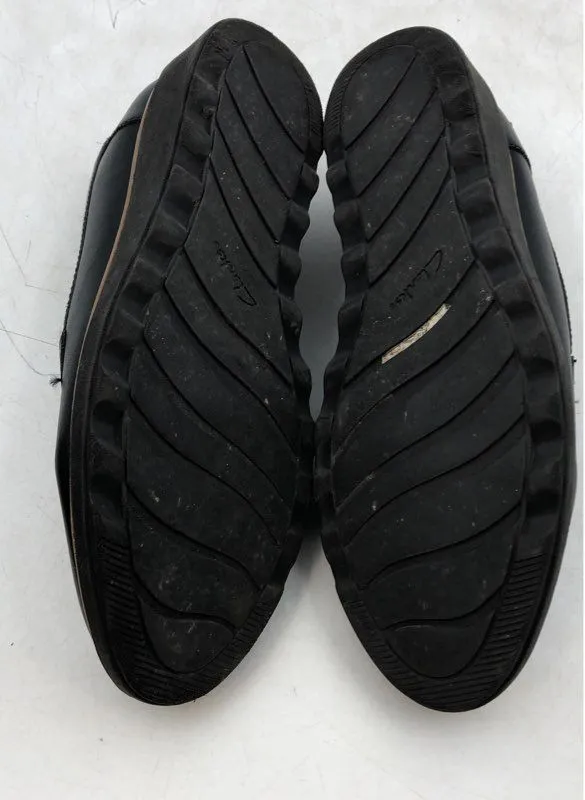 Clarks Women's Black Sharon Gracie Penny Slip-On Loafers - Size 9M