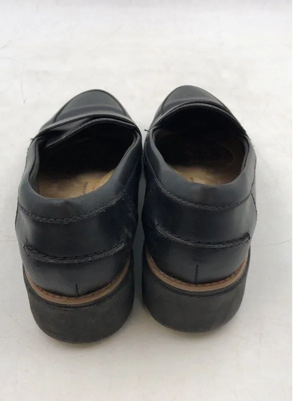 Clarks Women's Black Sharon Gracie Penny Slip-On Loafers - Size 9M
