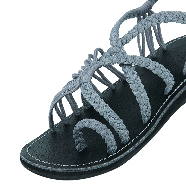 Commune - Light Gray Rope Sandals