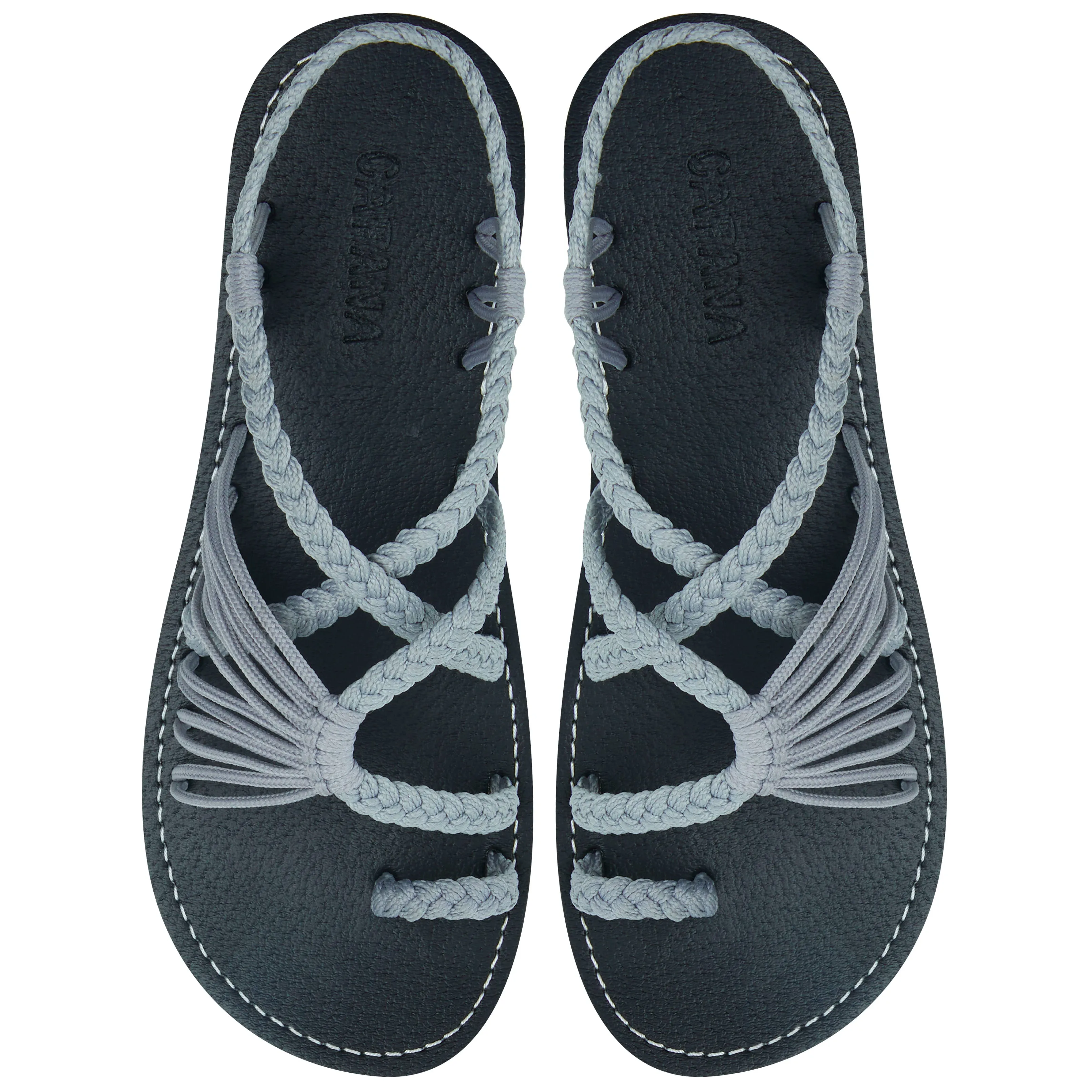Commune - Light Gray Rope Sandals