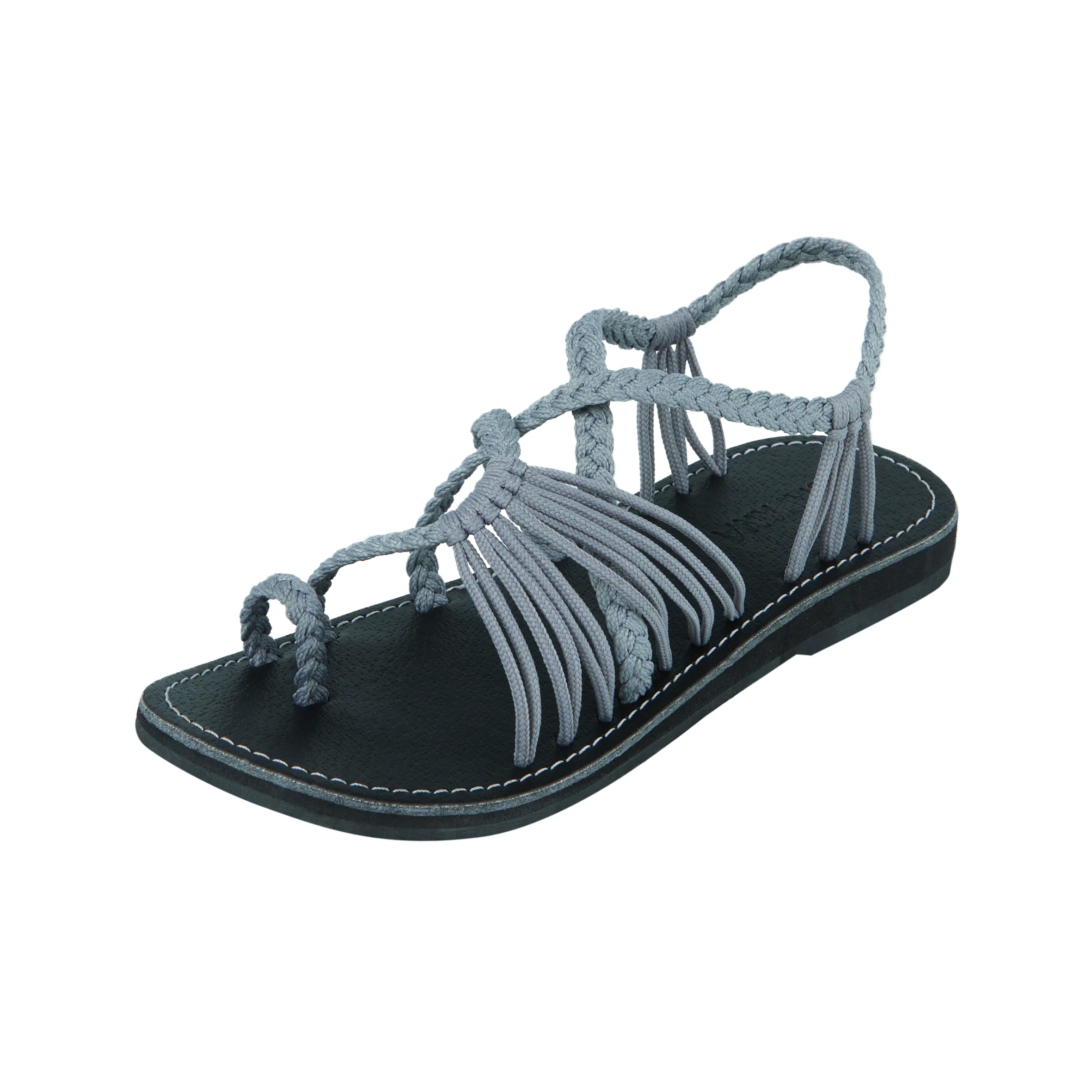 Commune - Light Gray Rope Sandals