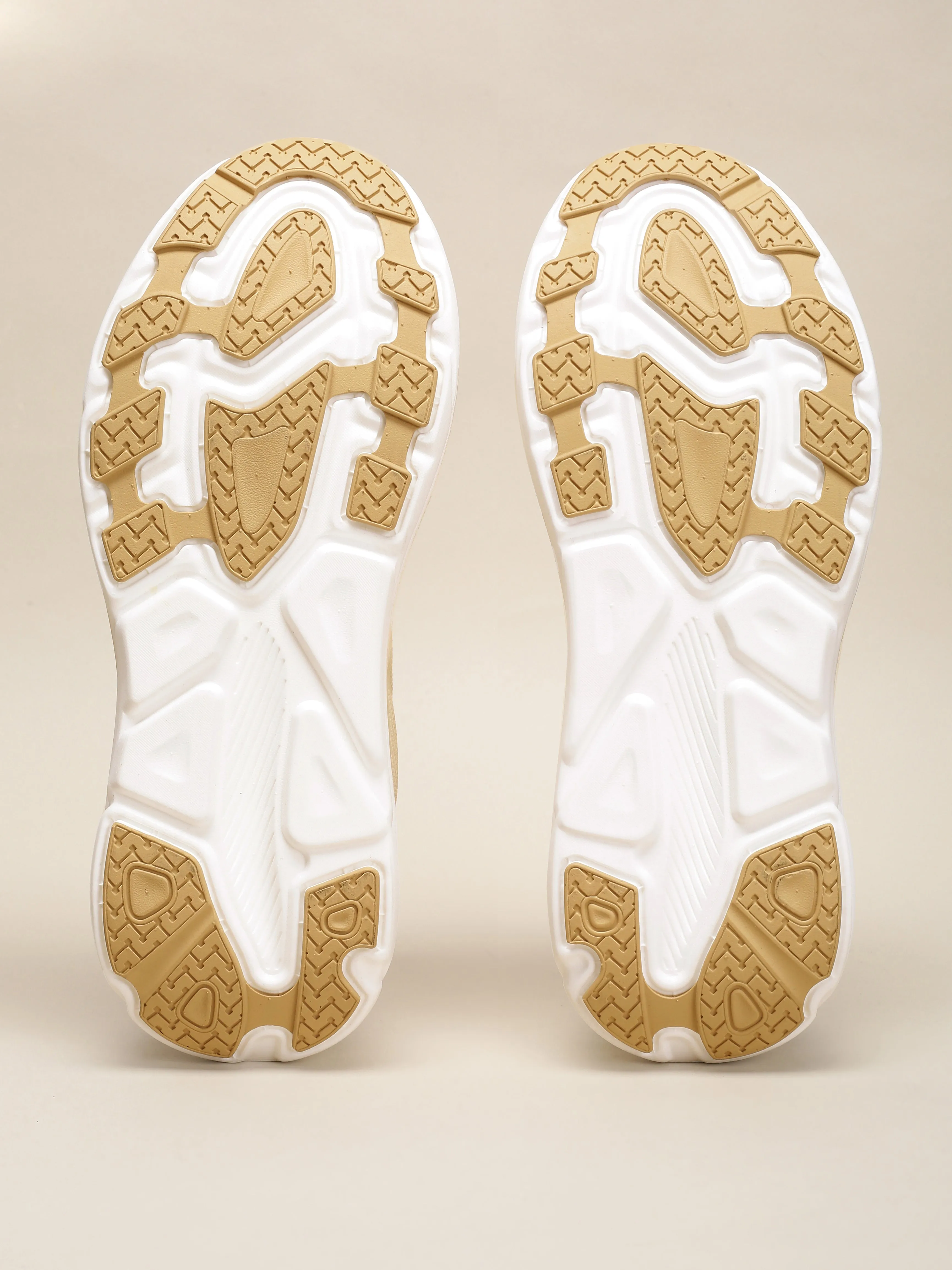 Cult Unisex Nebula Running Shoes - Beige