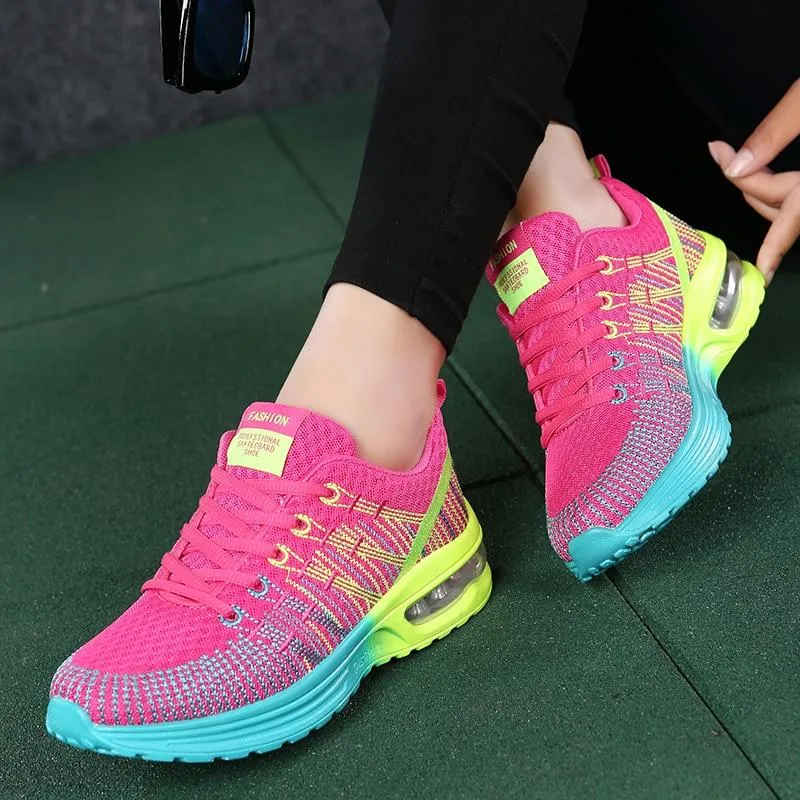 Cushion Women Running Sneakers Sport Woman Sneakers Female Breathable Walking Shoes Lightweight 1