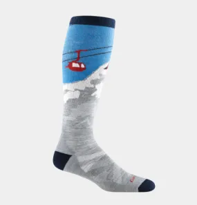 Darn Tough Men's Heady Yeti Over-the-Calf Midweight Ski & Snowboard Sock 2025