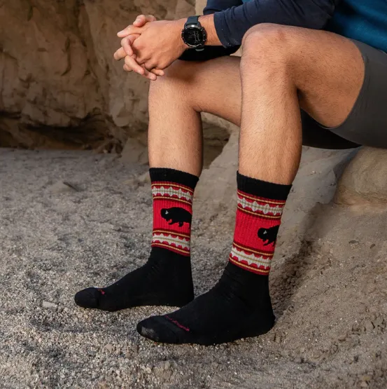 Darn Tough Men's VanGrizzle Boot Mid-Weight Hiking Socks 1980