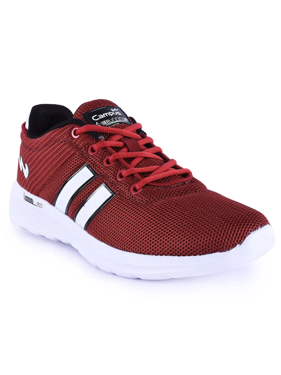 FIO Burgundy Men's Running Shoes