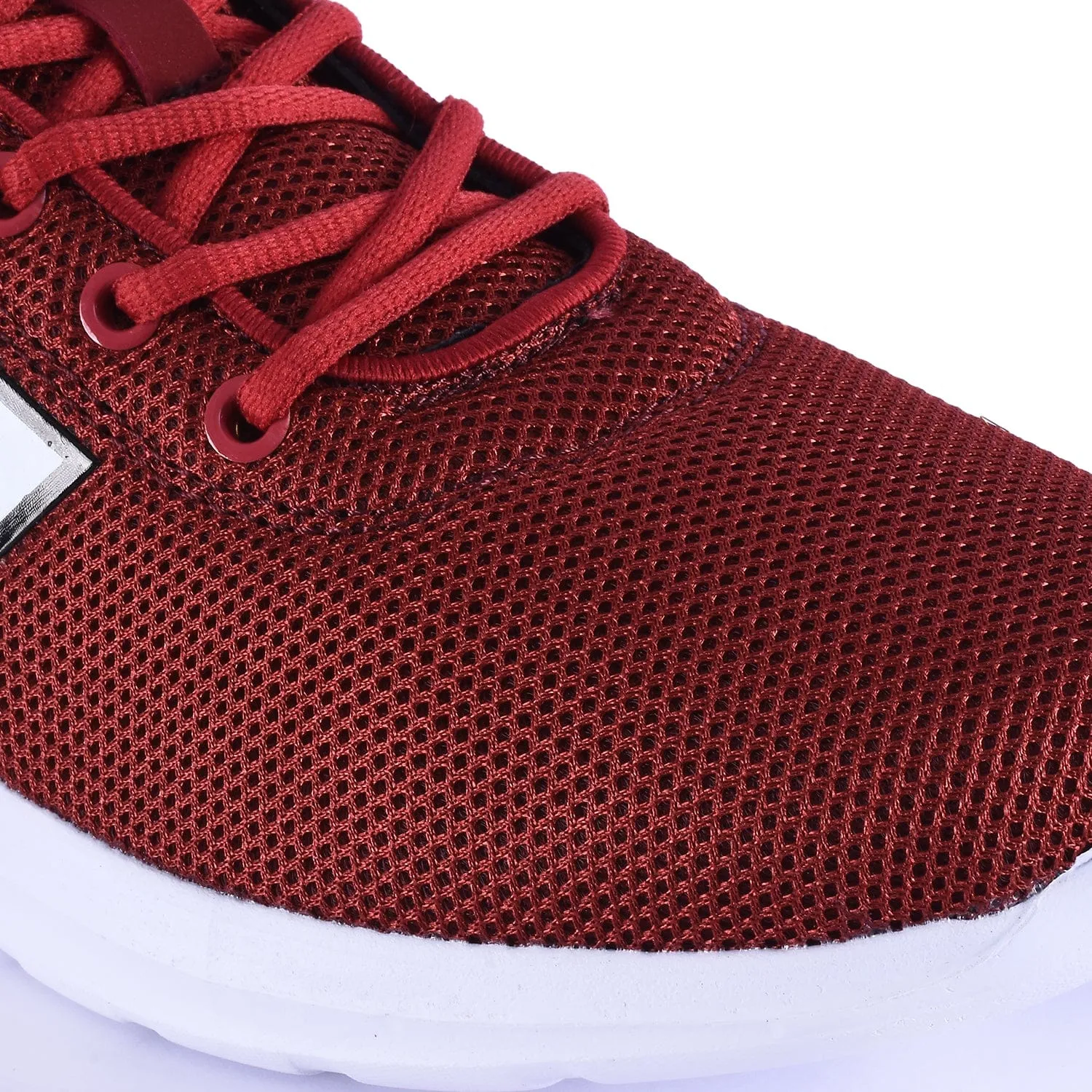 FIO Burgundy Men's Running Shoes