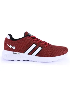 FIO Burgundy Men's Running Shoes