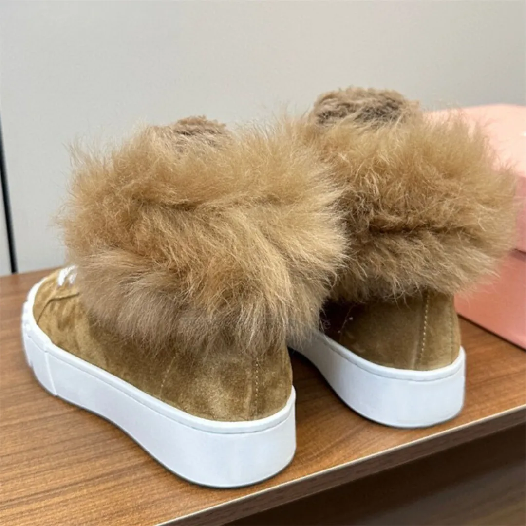 Fiona - Cozy High-Top Winter Sneakers for Women