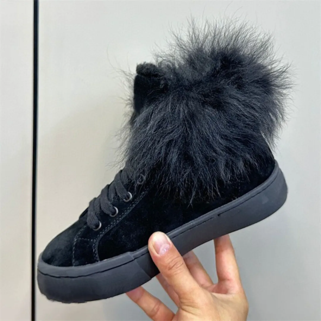 Fiona - Cozy High-Top Winter Sneakers for Women