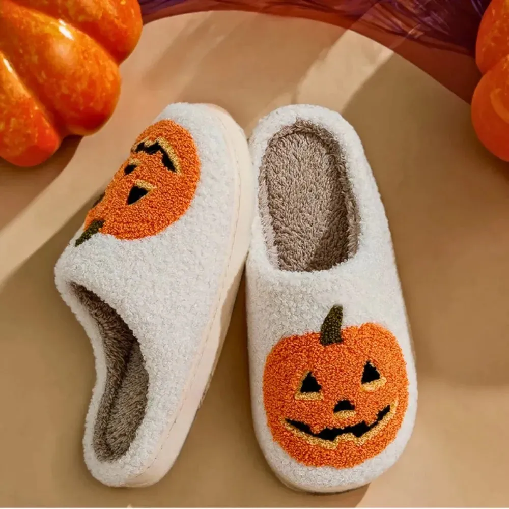 Halloween Pumpkin Slippers