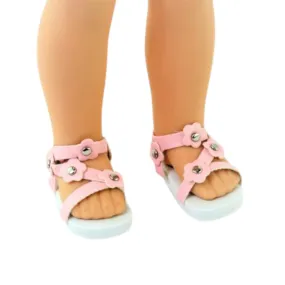 Light Pink Sandals for 14 1/2-inch dolls