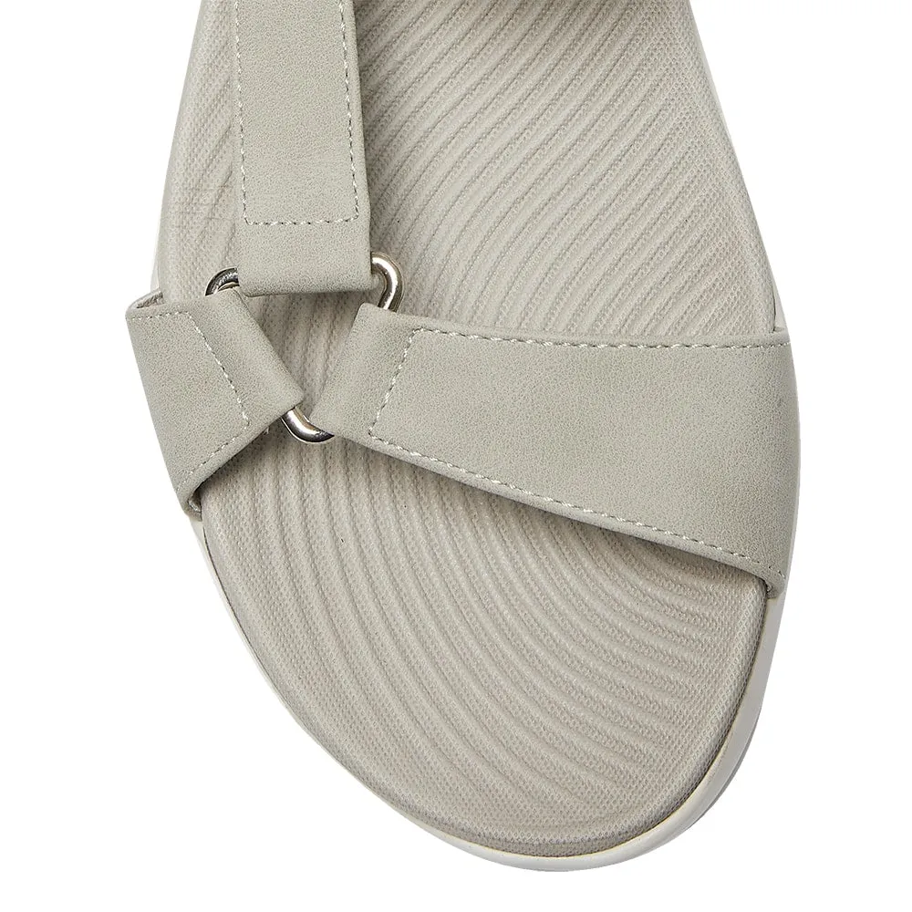Native Sandal in Light Grey