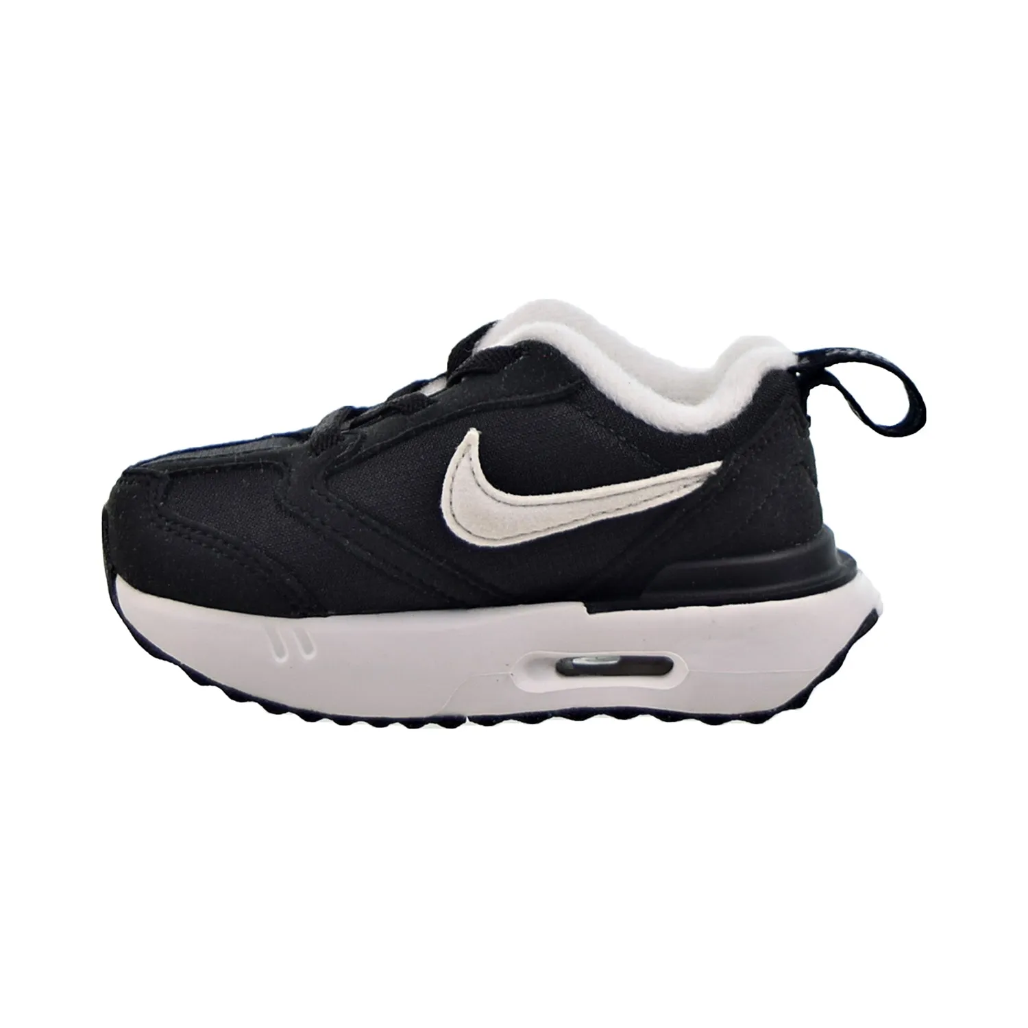 Nike Air Max Dawn (TD) Toddler's Shoes Black-Metallic Silver-Total Orange