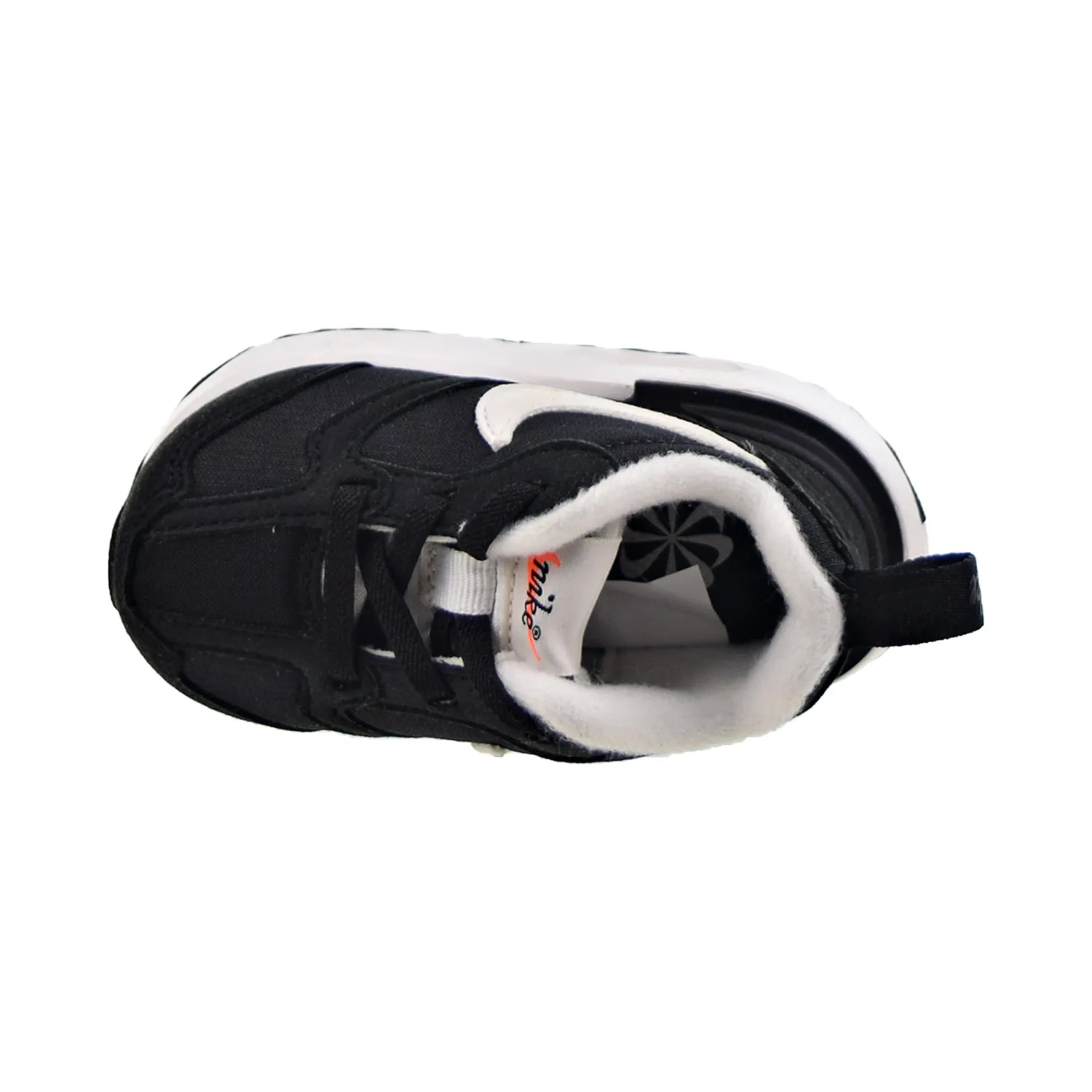 Nike Air Max Dawn (TD) Toddler's Shoes Black-Metallic Silver-Total Orange