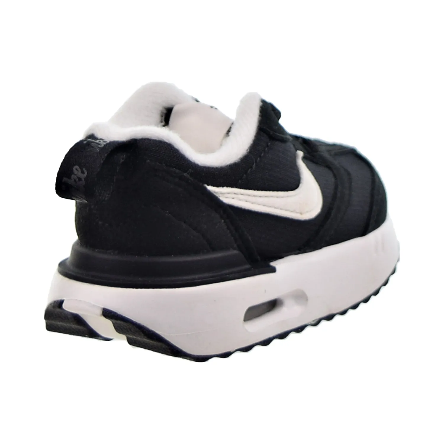 Nike Air Max Dawn (TD) Toddler's Shoes Black-Metallic Silver-Total Orange