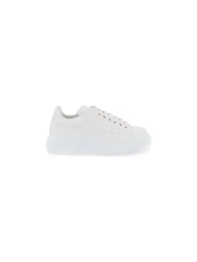 Oversized Platform Leather Sneakers