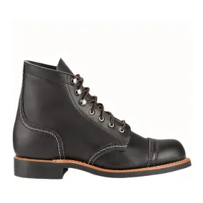 Red Wing Heritage Women's Iron Ranger-W Work Boot in Black Boundary