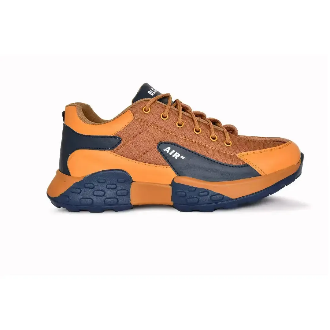 Thick Base Casual Sneakers for Men Brown Color (Hammer)