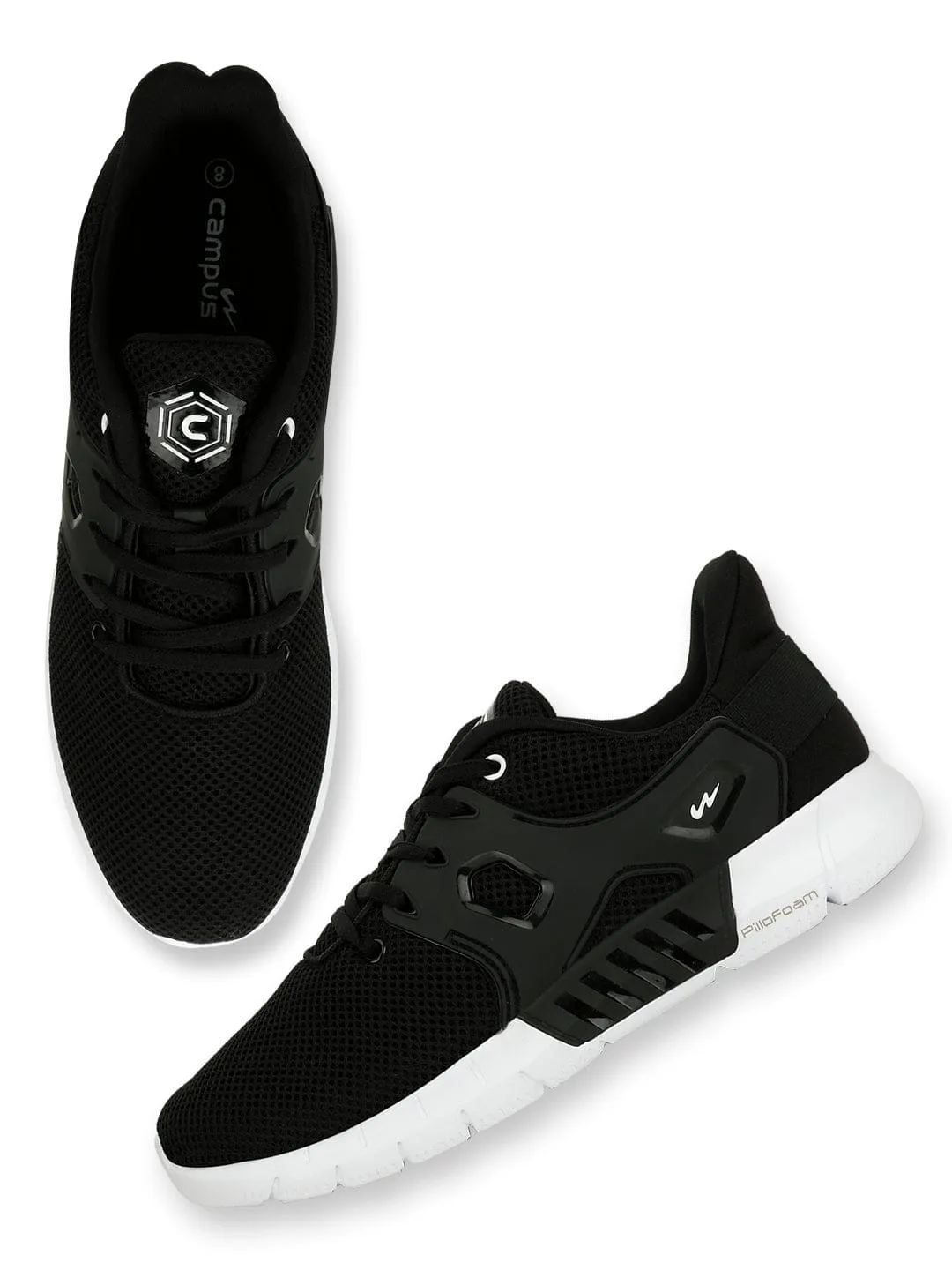 TIGOR Black Men's Running Shoes