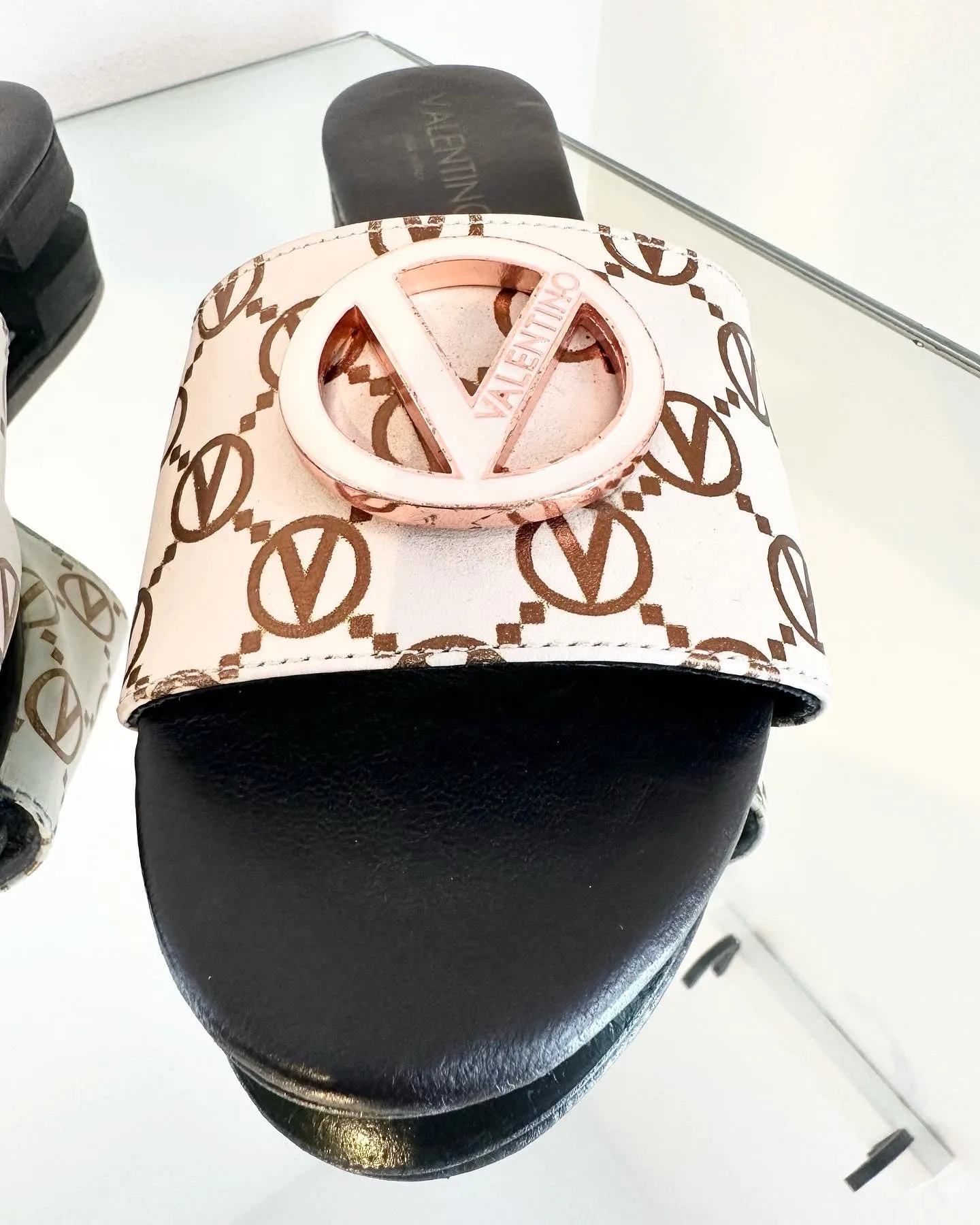 VALENTINO Logo Slide Sandals