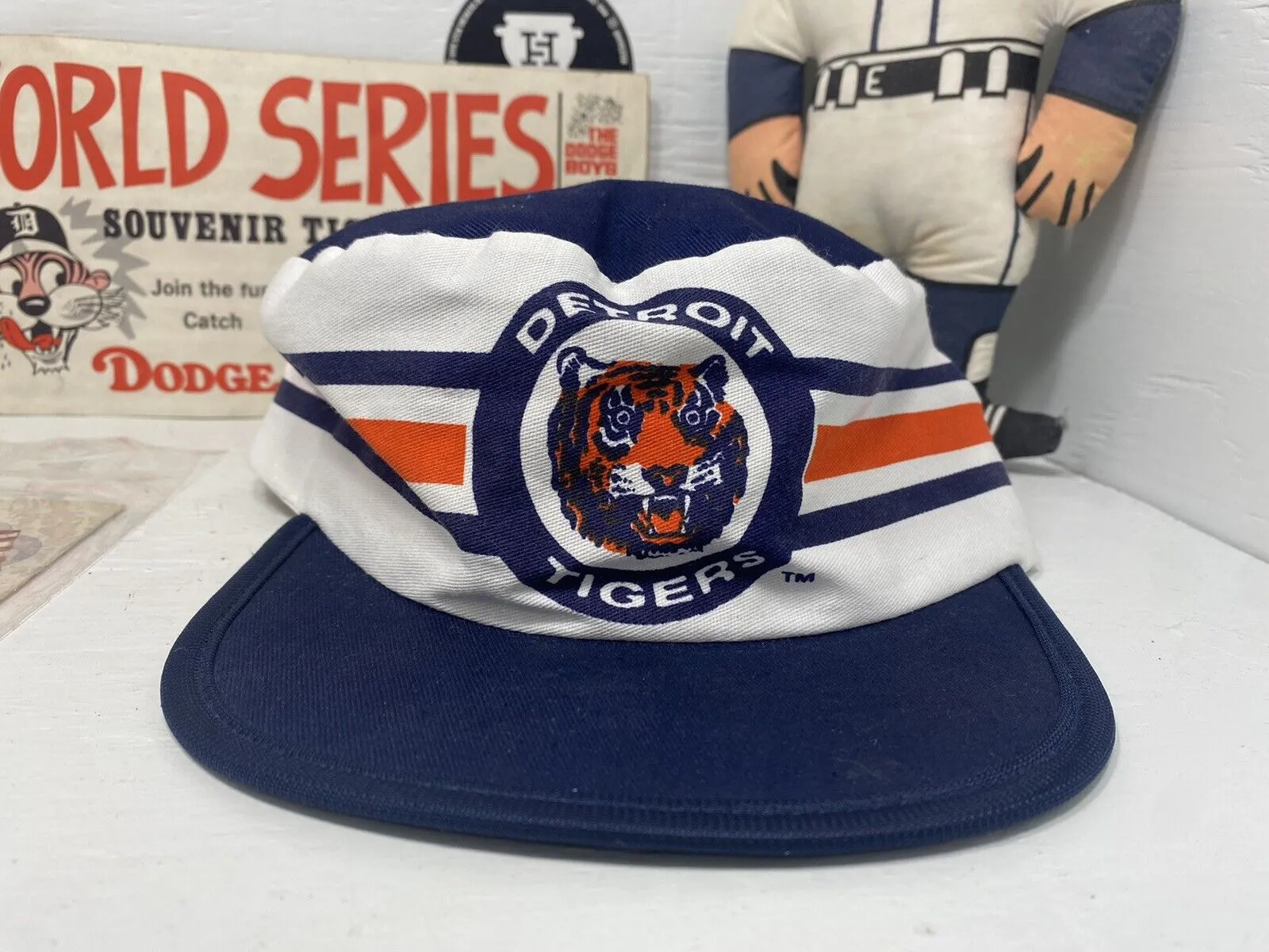 Vintage 40s 60s 70s Detroit Tigers Collectible Lot, Plus Toys, Souvenir Tickets