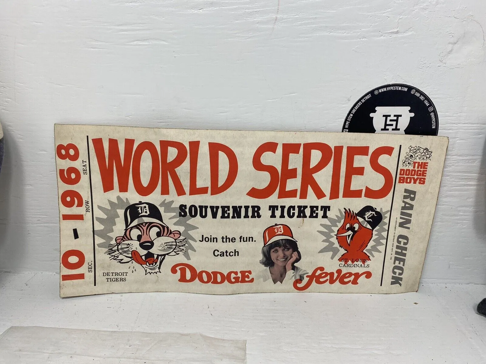 Vintage 40s 60s 70s Detroit Tigers Collectible Lot, Plus Toys, Souvenir Tickets
