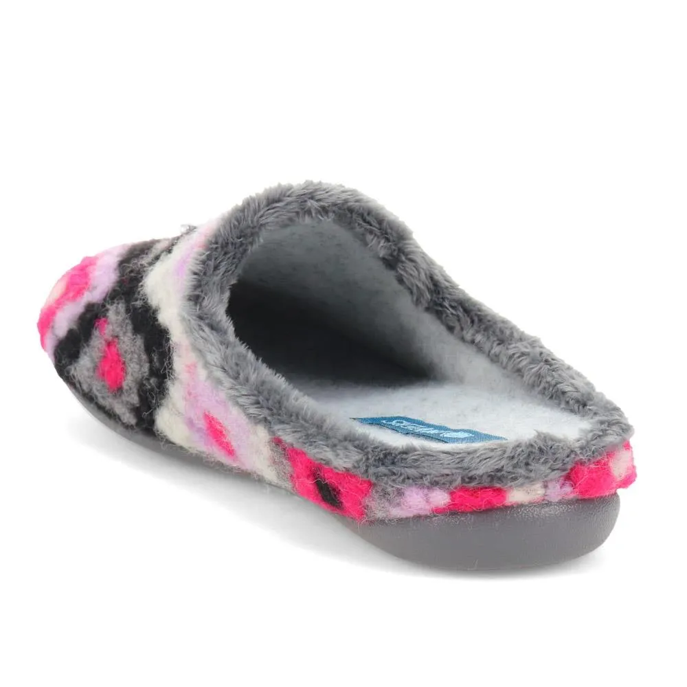 Warm-Lined Knitted Mule Slippers - KOY40009 / 325 998