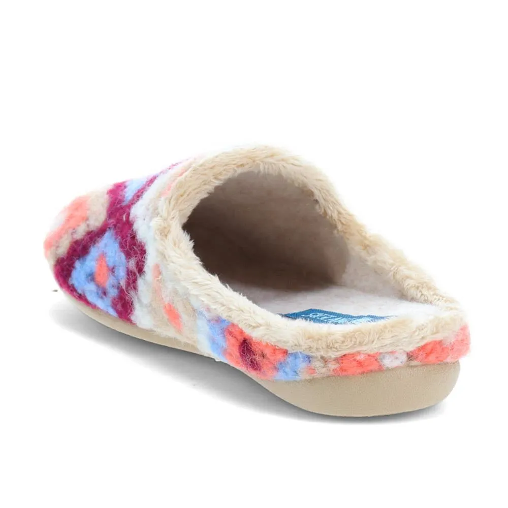 Warm-Lined Knitted Mule Slippers - KOY40009 / 325 998