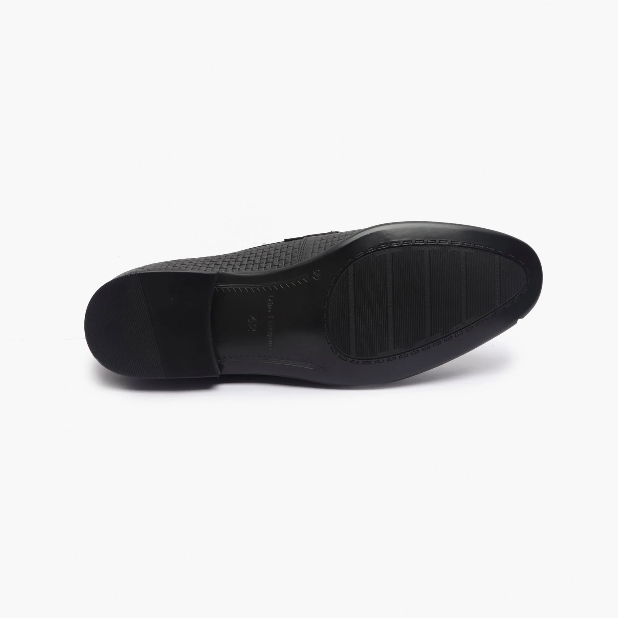 Weave Textured Penny Slip Ons