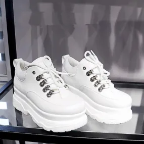 Women's Spring Casual Leather Sneakers